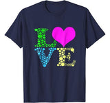 Valentines Day Shirts For Girls LOVE Heart Women