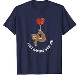 Valentine’s Day Sloth Gift Shirt Teenage Girls Couples Tween