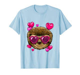 Valentines Day Sloth Shirt Funny Sloth Lover Gifts T-Shirt