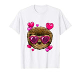Valentines Day Sloth Shirt Funny Sloth Lover Gifts T-Shirt
