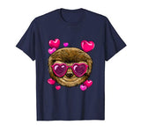 Valentines Day Sloth Shirt Funny Sloth Lover Gifts T-Shirt