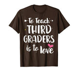 Valentines Day T Shirts for Teachers 3rd Grade Teacher Gifts T-Shirt