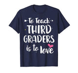 Valentines Day T Shirts for Teachers 3rd Grade Teacher Gifts T-Shirt