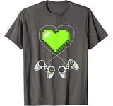 Valentine’s Day Video Game Controller Heart Gamer Gift Boys T-Shirt