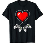 Valentine’s Day Video Game Controller Heart Gamer Gift Boys T-Shirt