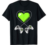 Valentine’s Day Video Game Controller Heart Gamer Gift Boys T-Shirt