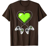 Valentine’s Day Video Game Controller Heart Gamer Gift Boys T-Shirt