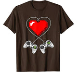 Valentine’s Day Video Game Controller Heart Gamer Gift Boys T-Shirt