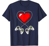 Valentine’s Day Video Game Controller Heart Gamer Gift Boys T-Shirt