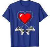Valentine’s Day Video Game Controller Heart Gamer Gift Boys T-Shirt