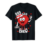 Valentine’s Day boo boo crew nurse heart funny for nurses T-Shirt
