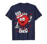Valentine’s Day boo boo crew nurse heart funny for nurses T-Shirt