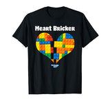 Valentines Shirt For Boys Heart Bricker (TM) Blocks Brick