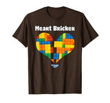 Valentines Shirt For Boys Heart Bricker (TM) Blocks Brick