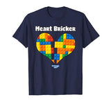Valentines Shirt For Boys Heart Bricker (TM) Blocks Brick