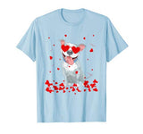 Valentines day Pitbull Dog lover Gifts for Women Men Girls T-Shirt