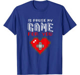 Video Game Gaming Valentines Day Gamer T Shirts for Boys Men T-Shirt