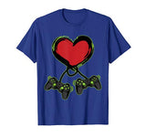 Video Gamer Heart Controller Valentine’s Day Shirt Kids Boys T-Shirt