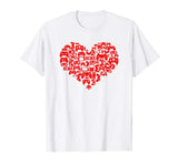 Video Gamer Valentines Day Shirt Heart Controller Gift Tee T-Shirt