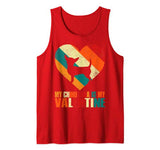 Vintage Heart Chihuahua Lover Mom Dad Valentine Father Day Tank Top