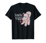 Voodoo Doll Couple Thinking Of You Anti Valentines Day Gift T-Shirt