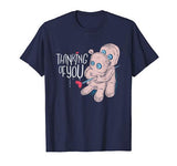 Voodoo Doll Couple Thinking Of You Anti Valentines Day Gift T-Shirt