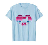 Wolf Girl Valentines Day Vintage T-Shirt Cute Loves Wolves T-Shirt