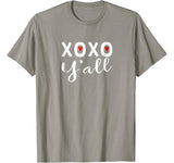 XOXO Y’all Valentine’s Day Tshirt BOY GIRL MEN WOMEN