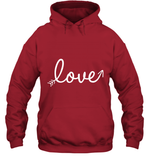 Women's Love Valentines Day Anniversary Shirt T Shirt Hoodie