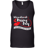 Womens Funny, International Kissing Day, International Kissing Day V Neck T Shirt Tank Top