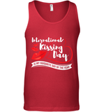Womens Funny, International Kissing Day, International Kissing Day V Neck T Shirt Tank Top