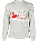Womens Funny, International Kissing Day, International Kissing Day V Neck T Shirt Long Sleeve T-Shirt