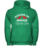 Womens Funny, International Kissing Day, Pucker UP it's V Neck T Shirt Youth Hoodie