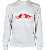 Womens Funny, International Kissing Day, Pucker UP it's V Neck T Shirt Youth Long Sleeve