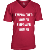 Womens Empowered Women Empower Women T Shirt V-Neck T-Shirt