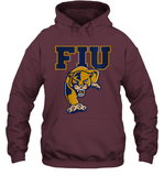 Womens FIU Panthers College NCAA PPFIU01 V Neck T Shirt Hoodie