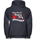 Womens Funny, International Kissing Day, International Kissing Day V Neck T Shirt Youth Hoodie