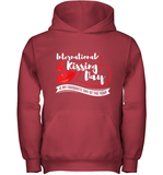 Womens Funny, International Kissing Day, International Kissing Day V Neck T Shirt Youth Hoodie