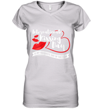 Womens Funny, International Kissing Day, International Kissing Day V Neck T Shirt Women's V-Neck T-Shirt