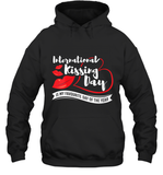 Womens Funny, International Kissing Day, International Kissing Day V Neck T Shirt Hoodie
