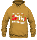 Womens Funny, International Kissing Day, International Kissing Day V Neck T Shirt Hoodie
