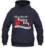 Womens Funny, International Kissing Day, International Kissing Day V Neck T Shirt Hoodie