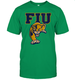 Womens FIU Panthers College NCAA PPFIU01 V Neck T Shirt T-Shirt