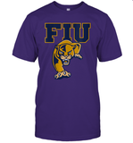 Womens FIU Panthers College NCAA PPFIU01 V Neck T Shirt T-Shirt