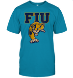 Womens FIU Panthers College NCAA PPFIU01 V Neck T Shirt T-Shirt