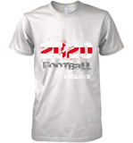 Womens England Flag Football Supporter Sports Gifts V Neck T Shirt Premium Men's T-Shirt
