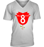 Womens Happy International Women's Day shirt for Youth Women  Back Tank Top V-Neck T-Shirt