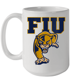 Womens FIU Panthers College NCAA PPFIU01 V Neck T Shirt Ceramic Mug 15oz