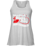Womens Funny, International Kissing Day, International Kissing Day V Neck T Shirt Racerback Tank