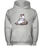 Womens Fat Cat Funny Chubby Cat  International Cat Day V Neck T Shirt Youth Hoodie